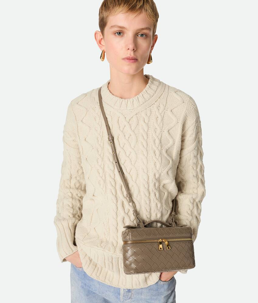 Pauline Woven Vanity Bag - Cameo
